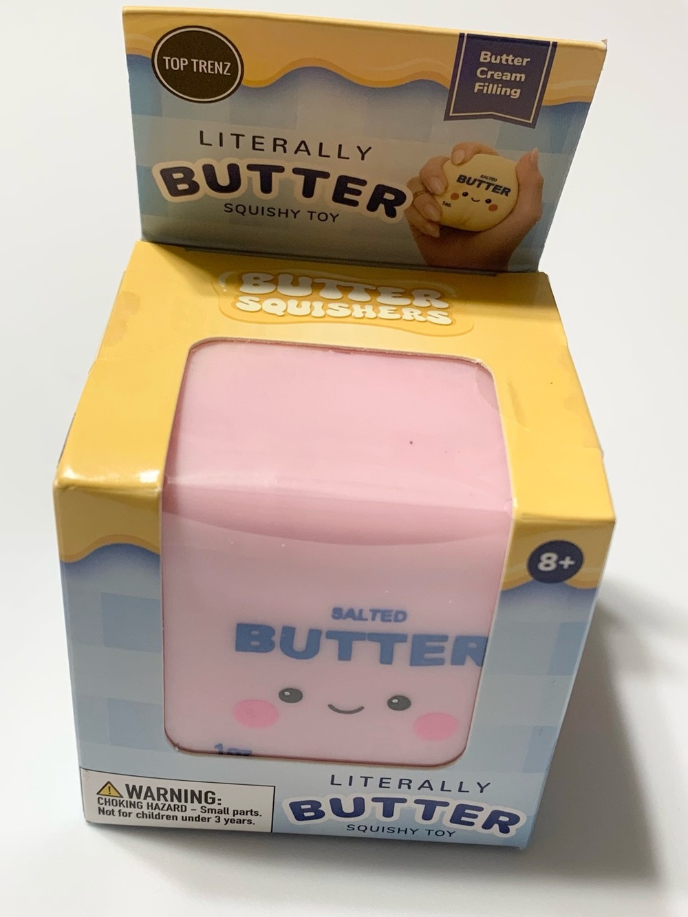 Top Trenz Literally BUTTer PINK NEW SEALED Squishy Toy